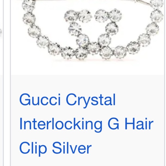 Gucci Dazzling Crystal Hair Clip COMES WITH BOX